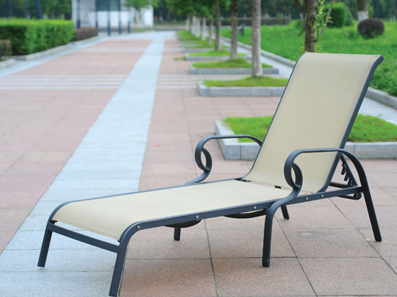 Panlabas na daybed, sunlounger, aluminyo sun lounge chair YQ-TB-415