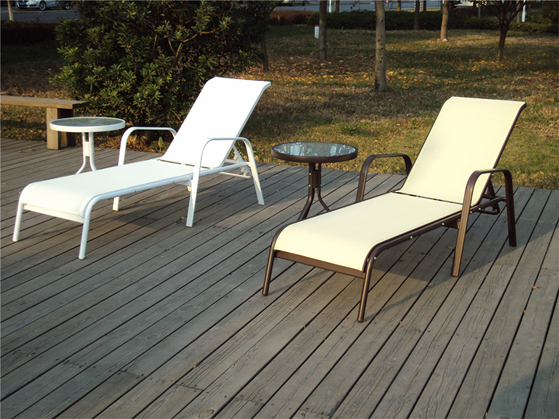 Bumalik ang adjustable lounge, Hotel Sunlounger, Hotel Pool Lounge YQ-TB-417B