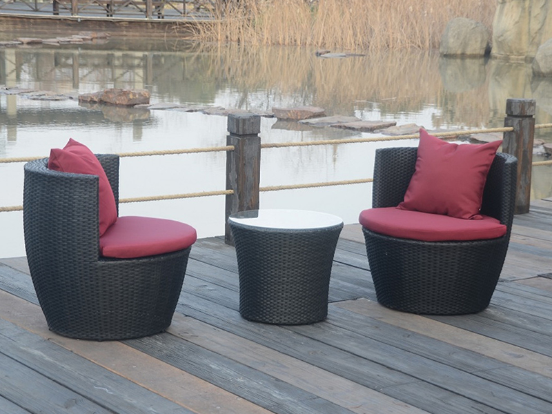 Rattan sofa set YQR-173A