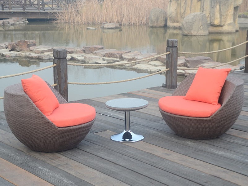 Rattan sofa set YQR-176A