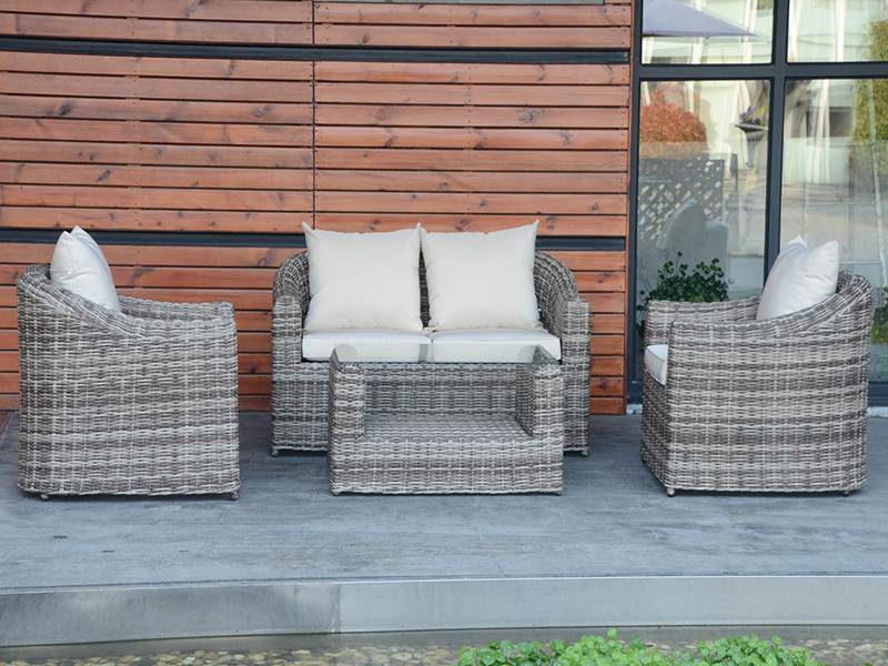 Rattan sofa set YQR-418B