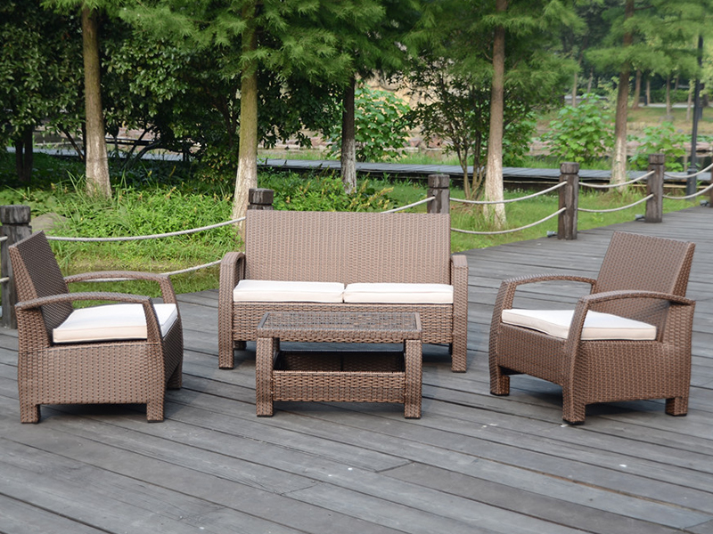 Rattan sofa set, KD Design, Aluminum Frame YQR-458